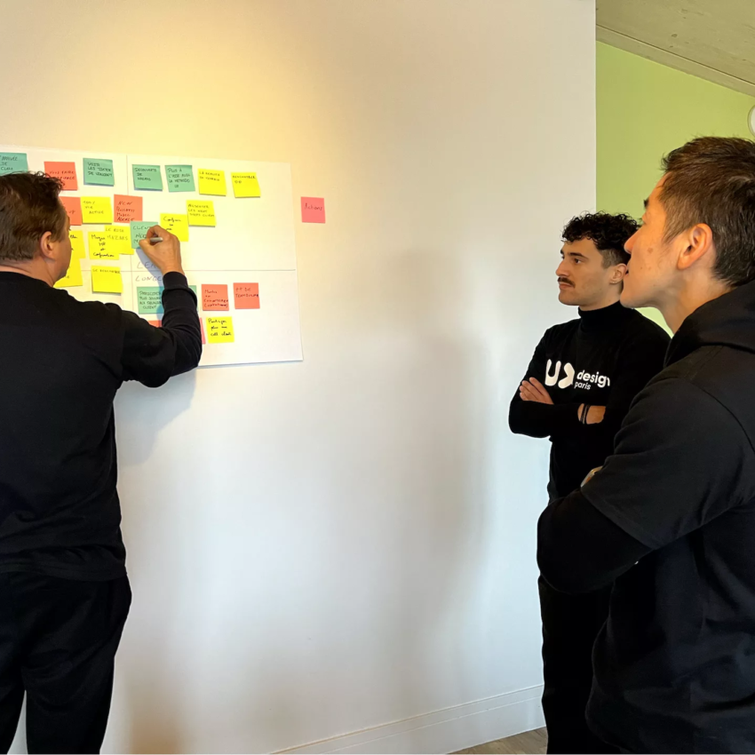 Atelier UX avec l'équipe de designers
